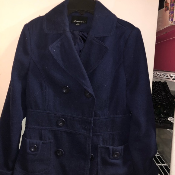 Forever 21 Jackets & Blazers - Peacoat